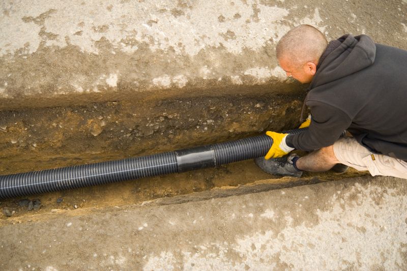 Drainage Pipe Placement